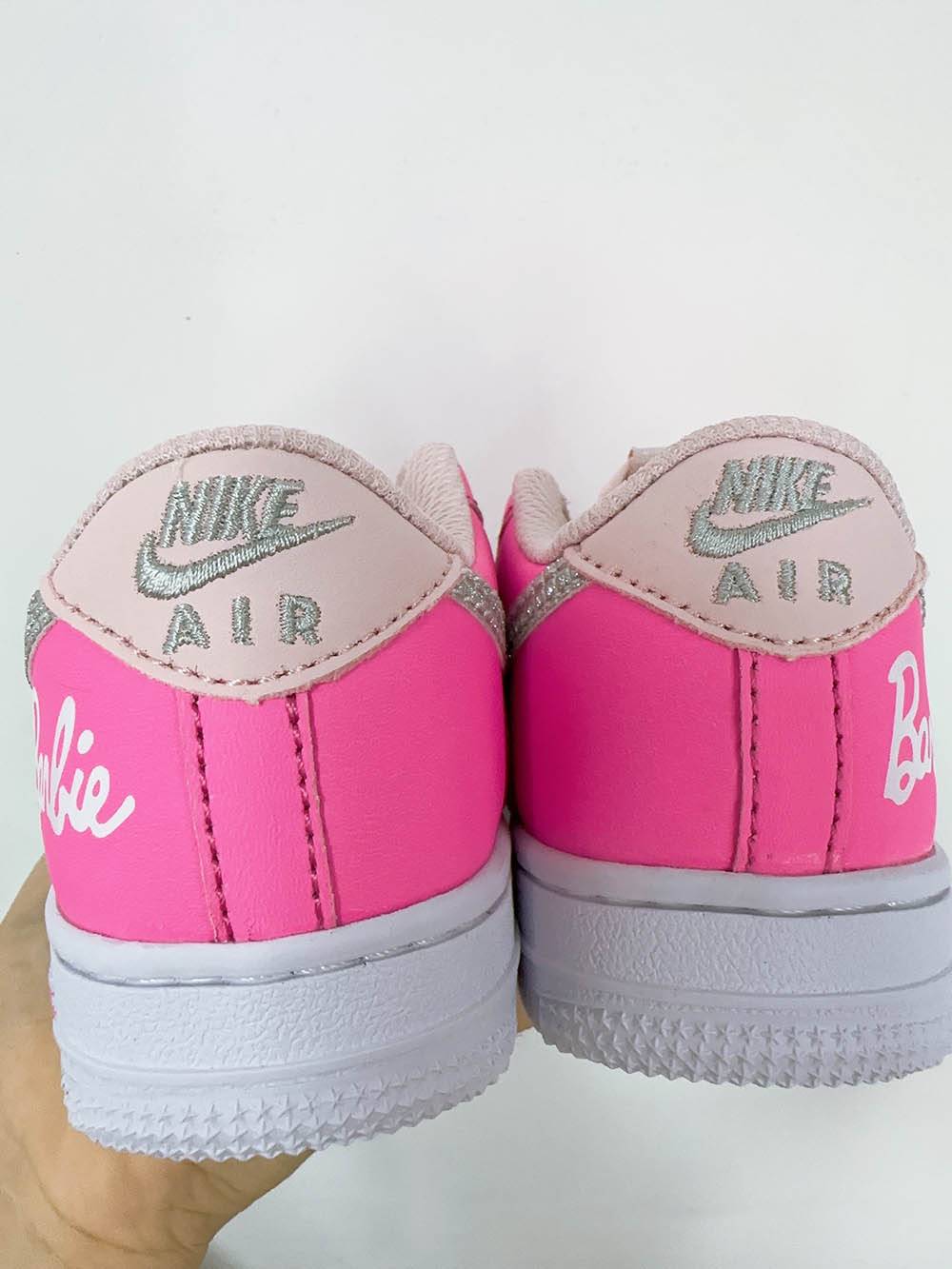 Mom and Me Barbie Pink Nike Sneaker