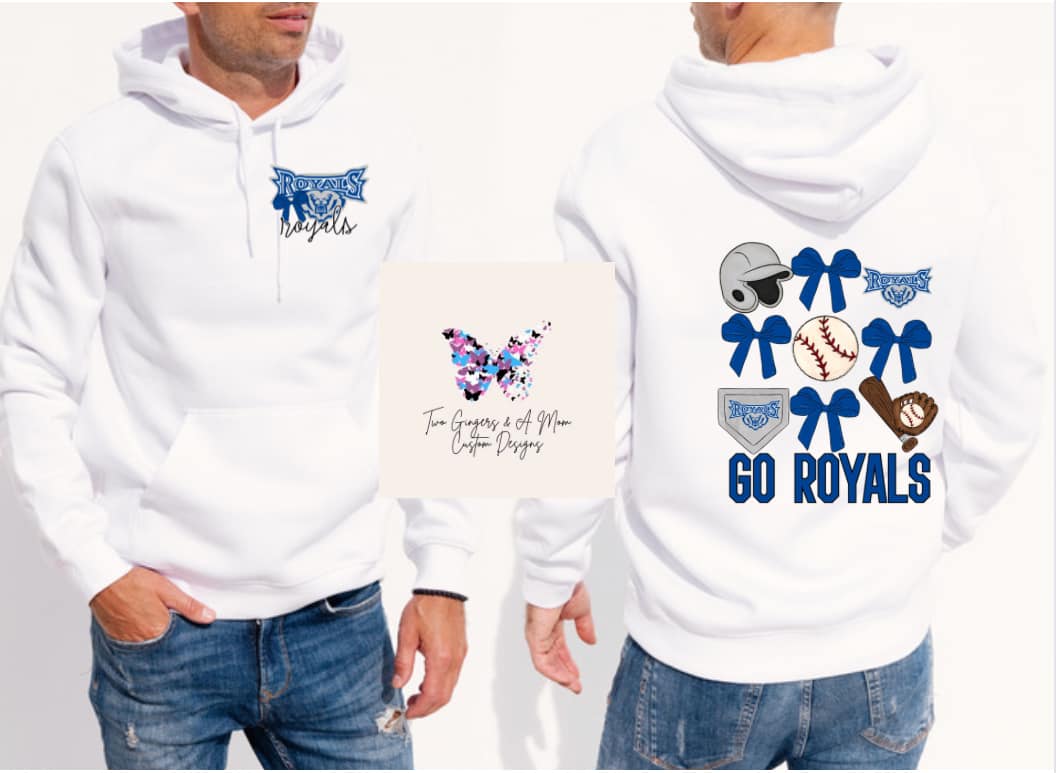 Royals Sports Bow T-shirt/Sweatshirt Spirit wear