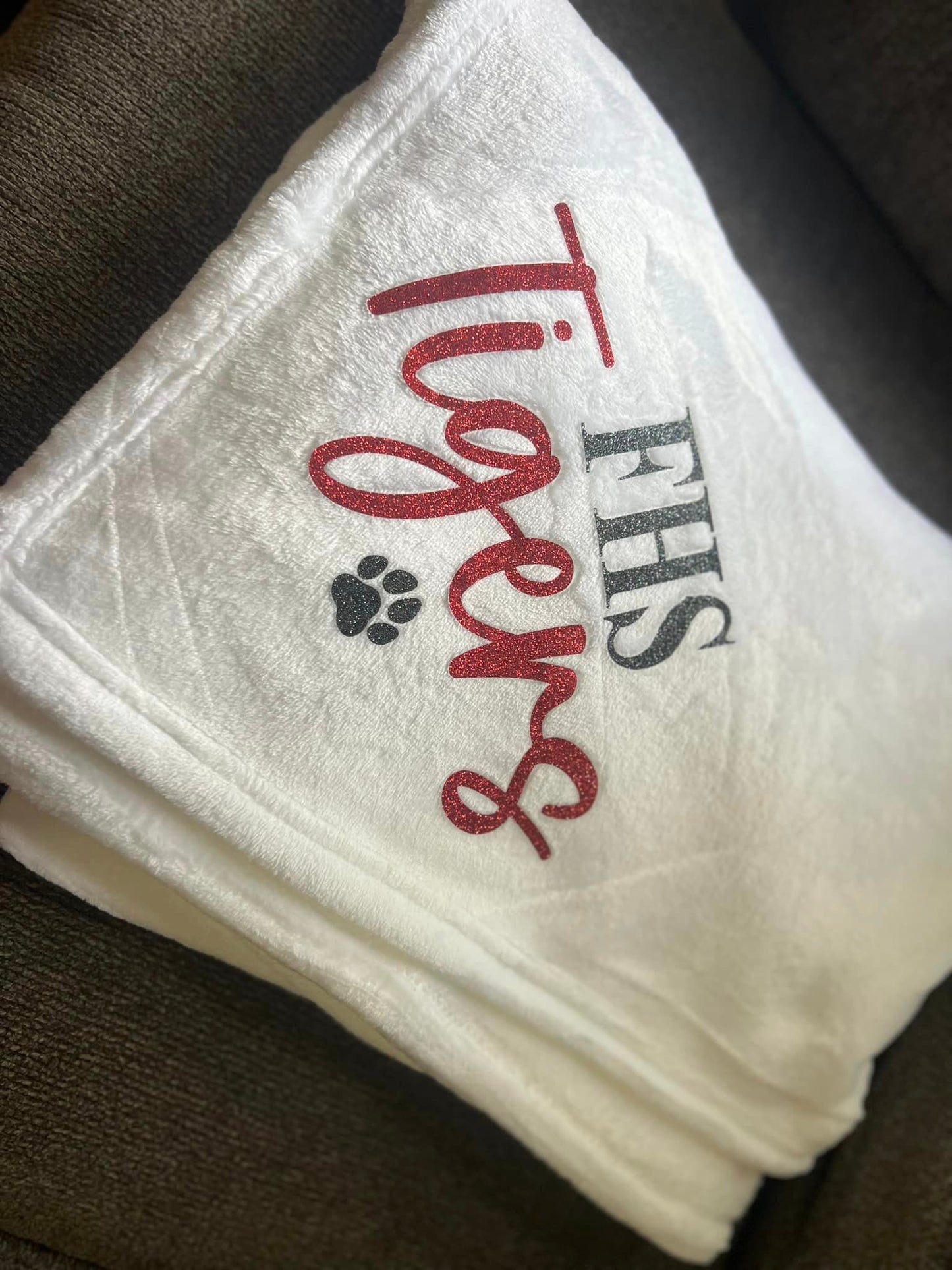 Custom Tigers Microfiber Blanket