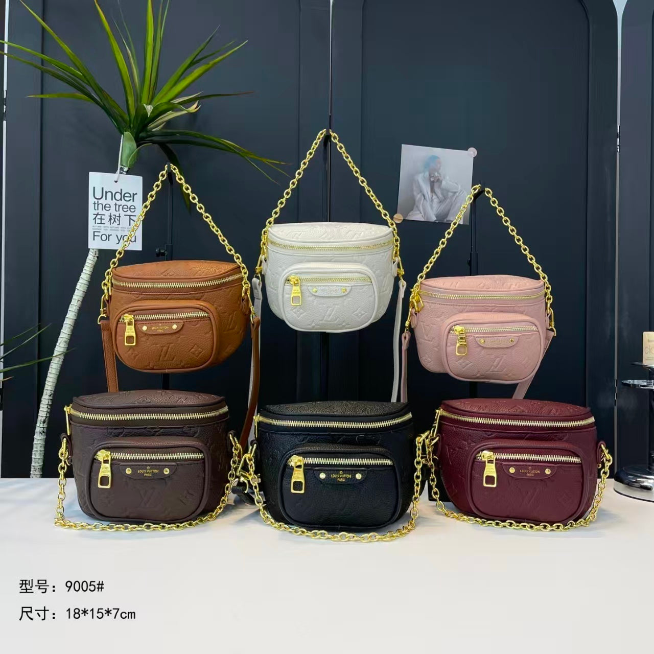 Small LV BUm Bag Crossbody Mirror quality