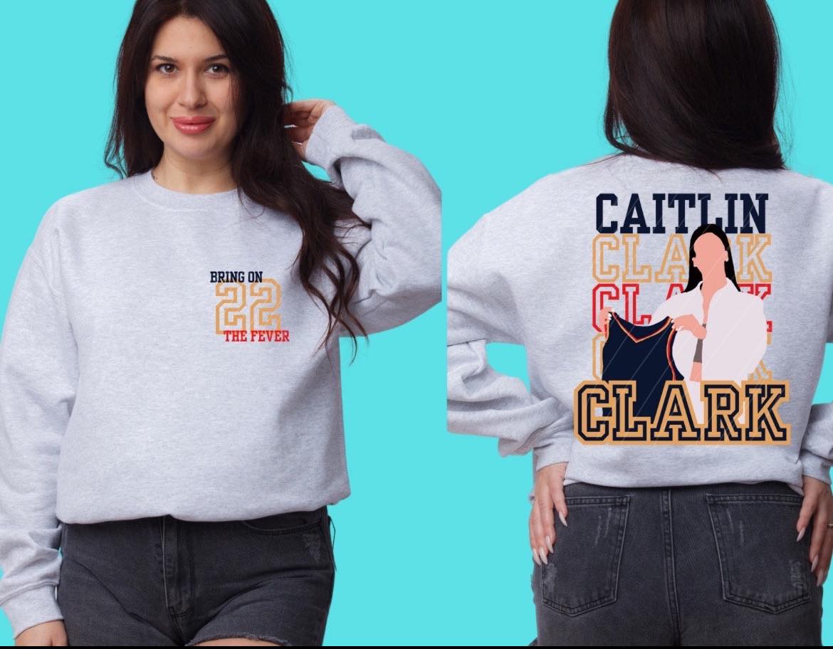 Caitlin Clark Indiana Fever Tshirt or Sweatshirt