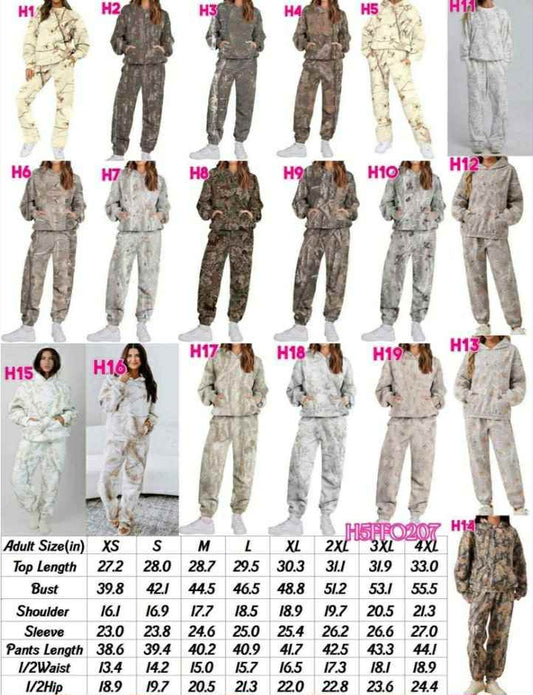 Camo Jogger Set made with Japanese Cotton