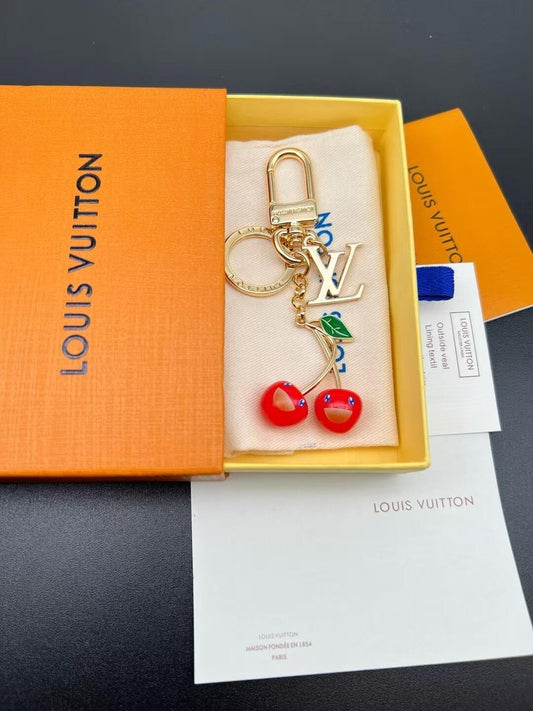 Lv Cherry Bag Charm