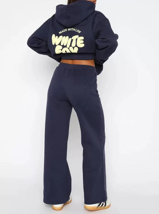 White Fox Pants Wide Leg