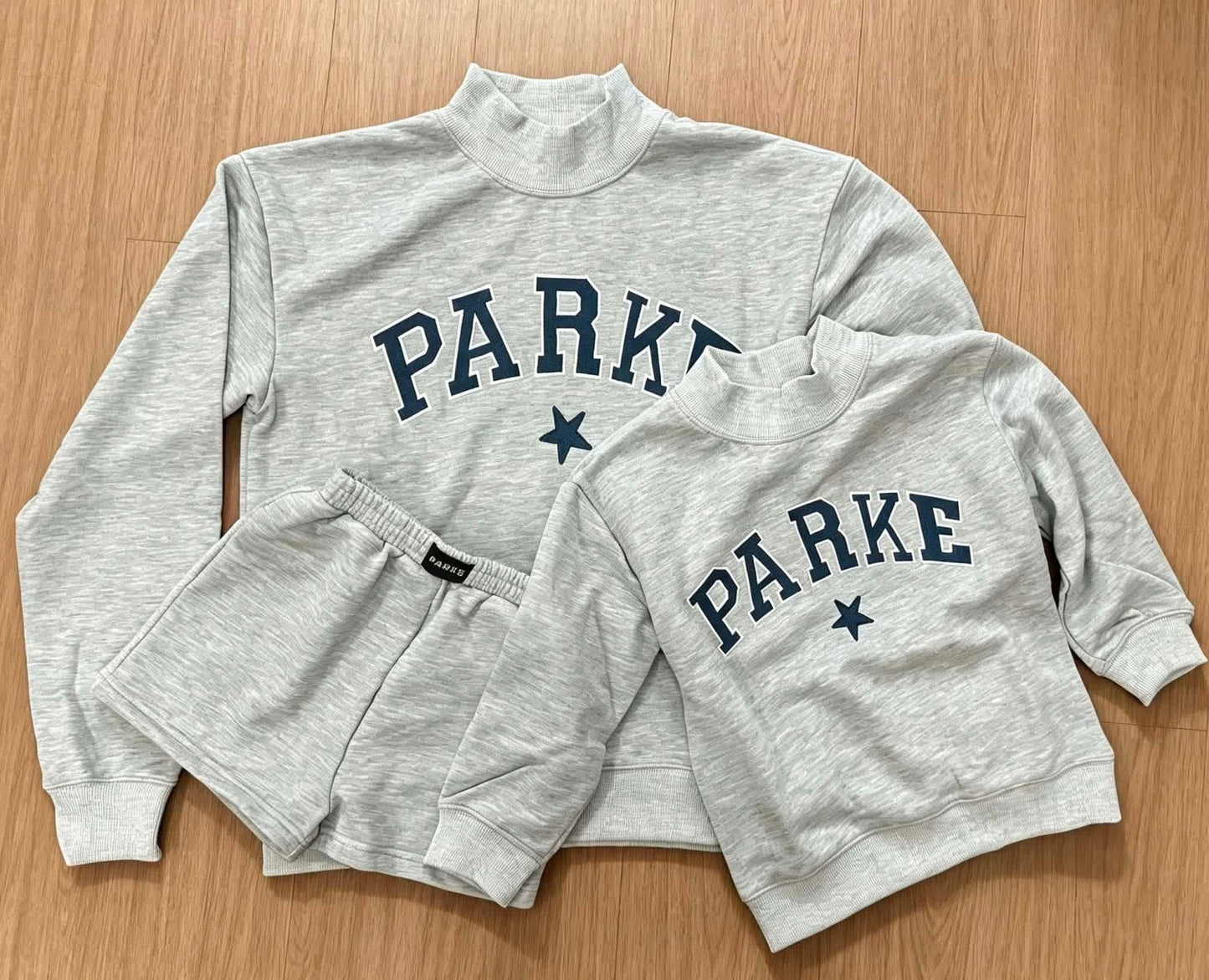 Adult&Kids Embroidered 2 Piece PARKE Sets 100% Cotton