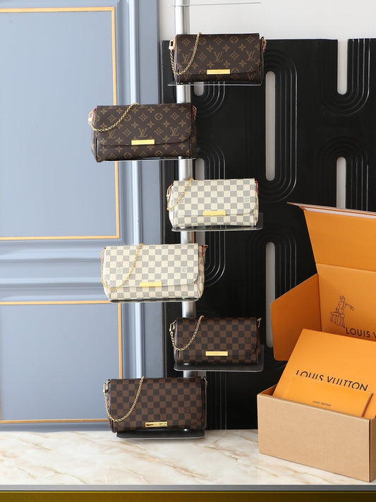 Lv Inspired Chain Bag two sizes