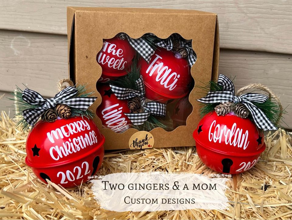 Rustic Sleigh Bell Ornaments