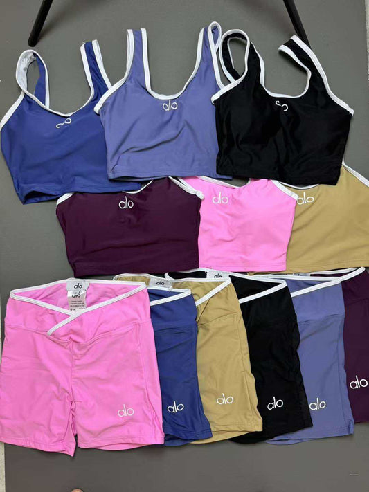 Alo Sports Bra / Shorts Set