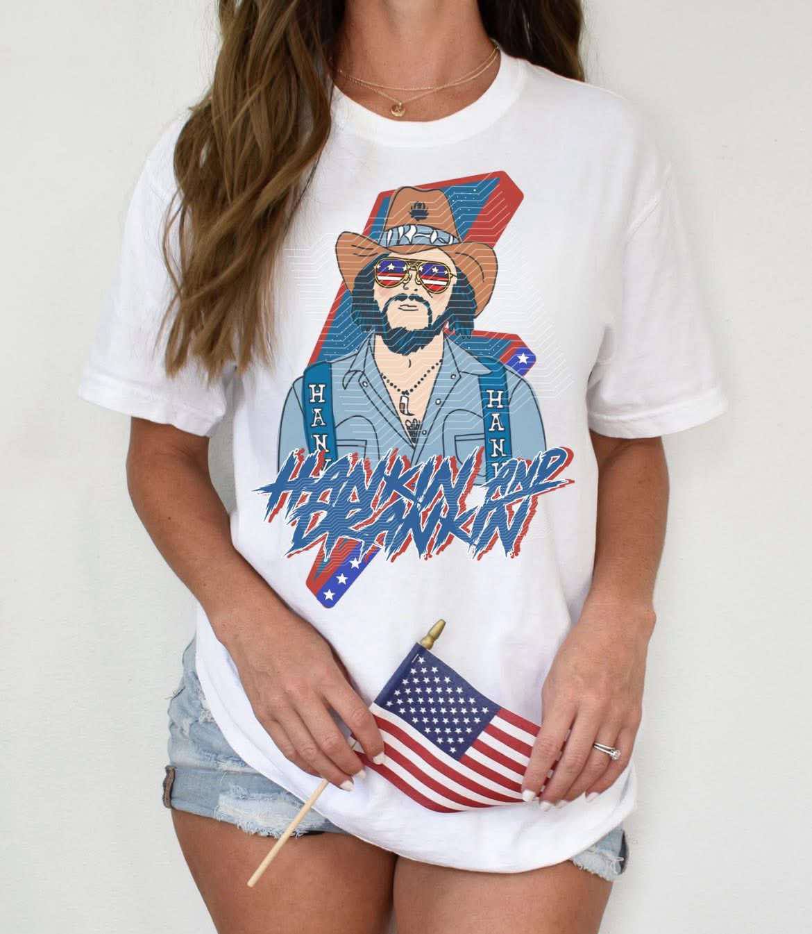 Hank Williams Usa Tshirt 3 Designs to Choose