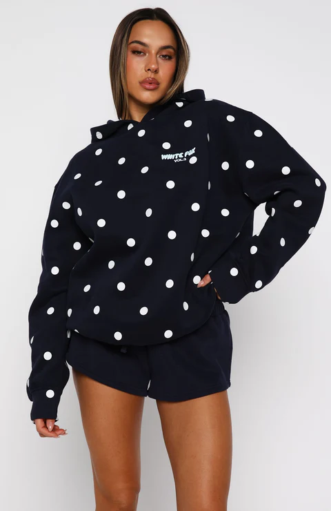 White Fox Cotton Hoodie