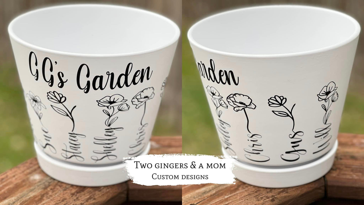 Grandma's Garden Mother's Day Flower Pots