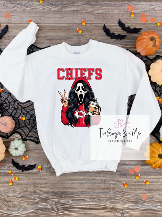 Ghostface Chiefs Sweatshirt or T-shirt