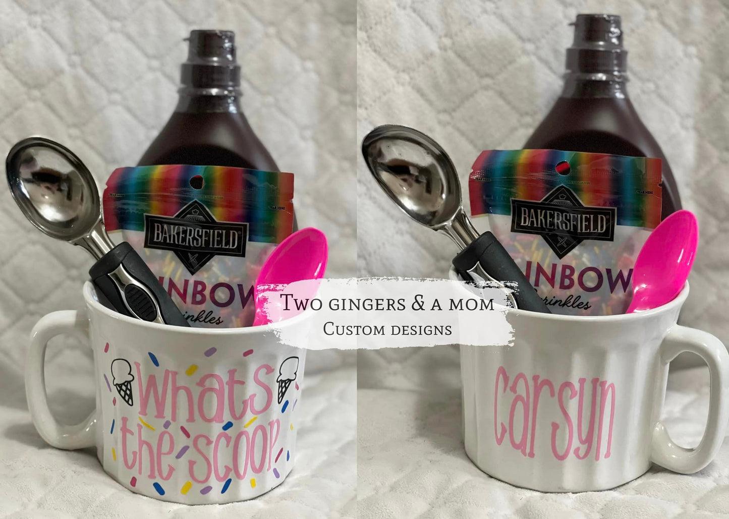 Personalized Valentines Day Ice Scream Bundle
