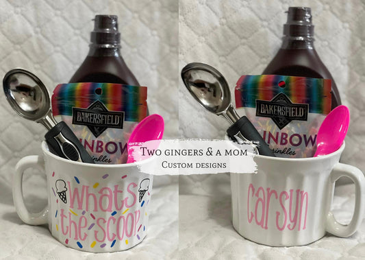 Personalized Valentines Day Ice Scream Bundle