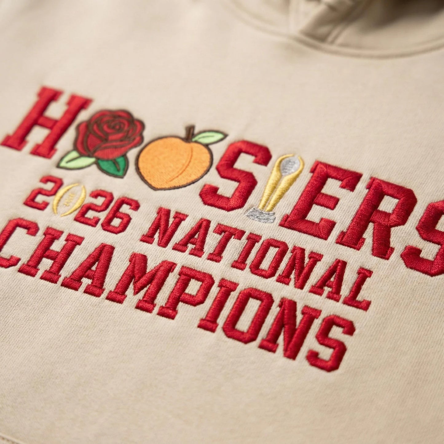 Embroidered Indiana Champions 2026 Quarter Zip Sweatshirt,