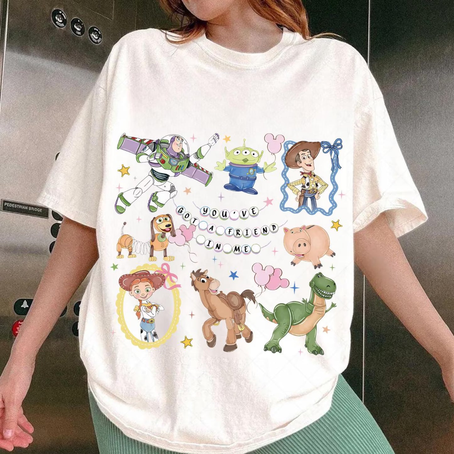 Retro Coquette Disney Toy Story You've Got A Friend In Me tshirt