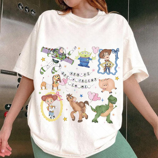 Retro Coquette Disney Toy Story You've Got A Friend In Me tshirt