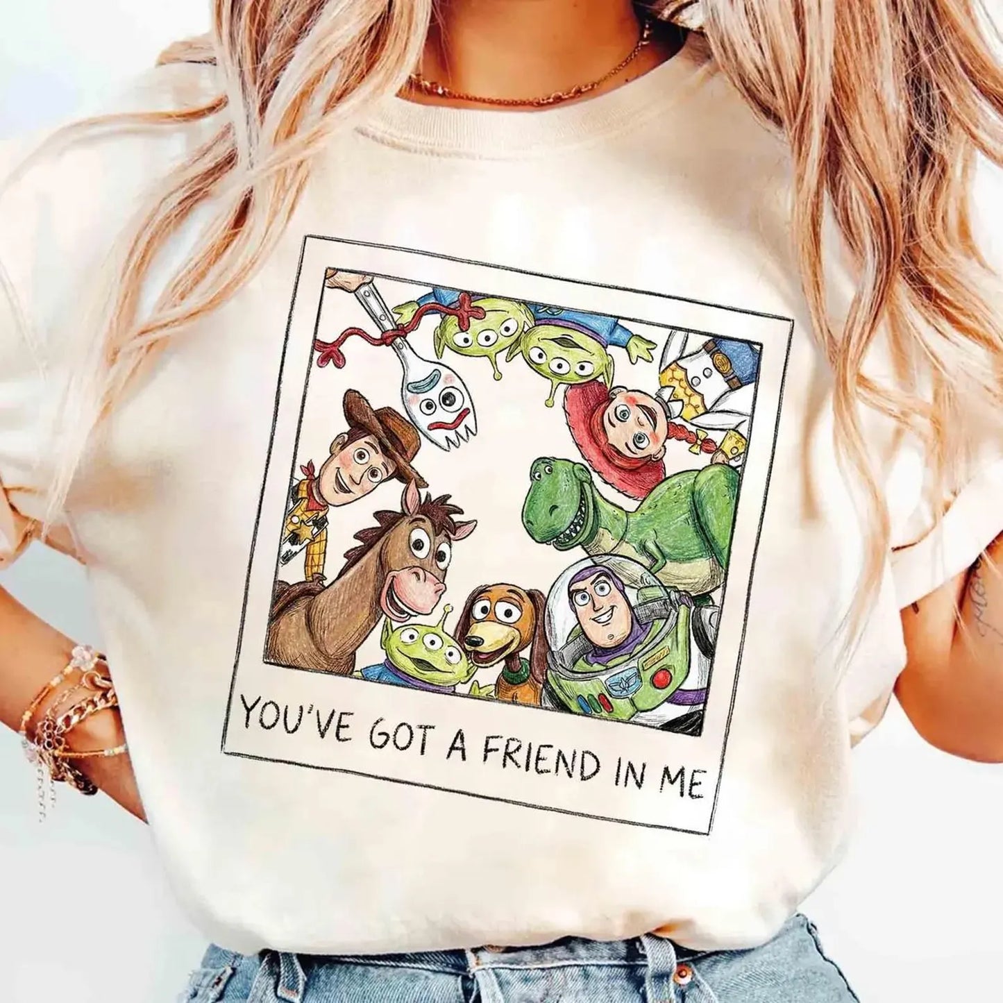 Retro Pixar Toy Story You've Got a Friend in Me t-shirt