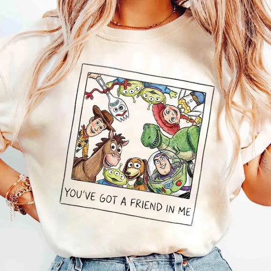 Retro Pixar Toy Story You've Got a Friend in Me t-shirt