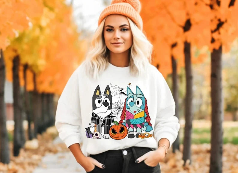 Bluey Jack Skellington Sweatshirt