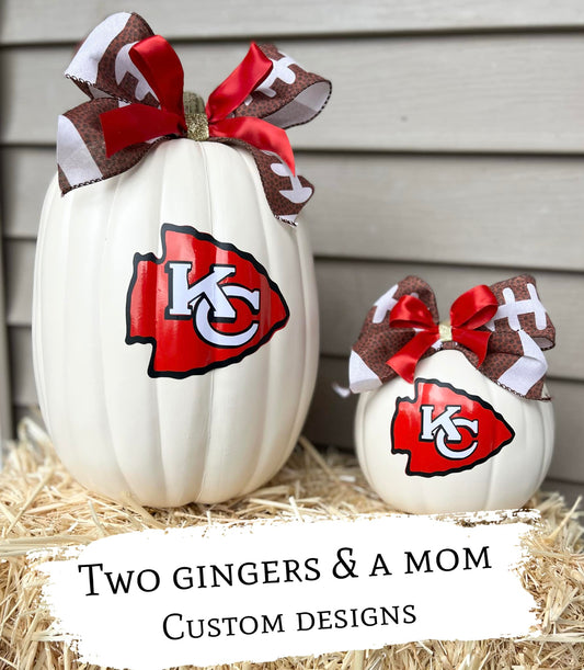 Kc Chiefs Faux Pumpkins