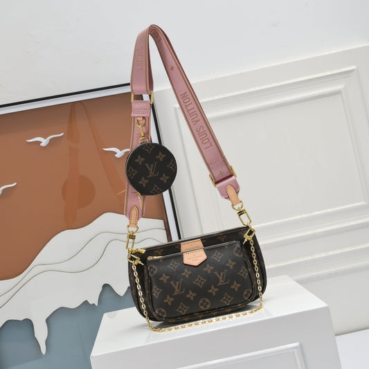 Louis Crossbody w/pouch two purses in 1!