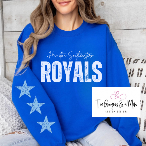 Royals Distressed Crewneck Sweatshirt
