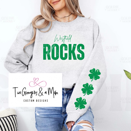 Custom School Spirit Crewneck Sweatshirt