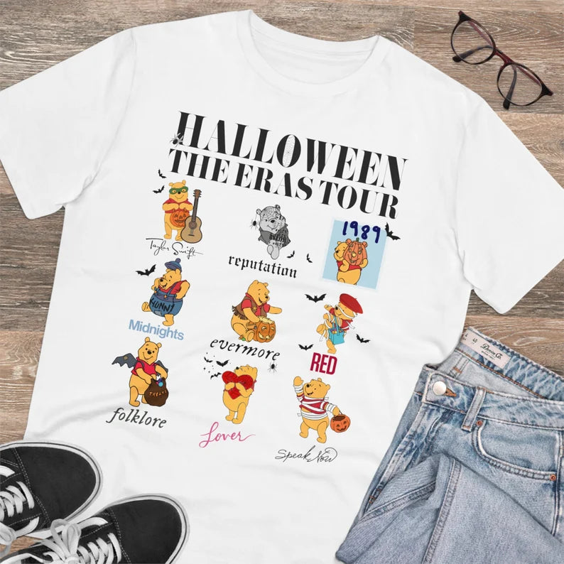 Winnie the Pooh Spooky Eras Tour Taylor T-shirt