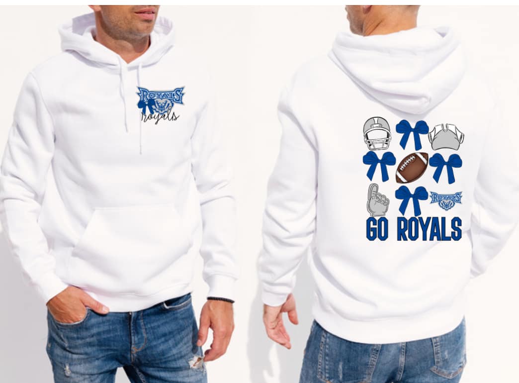 Royals Sports Bow T-shirt/Sweatshirt Spirit wear