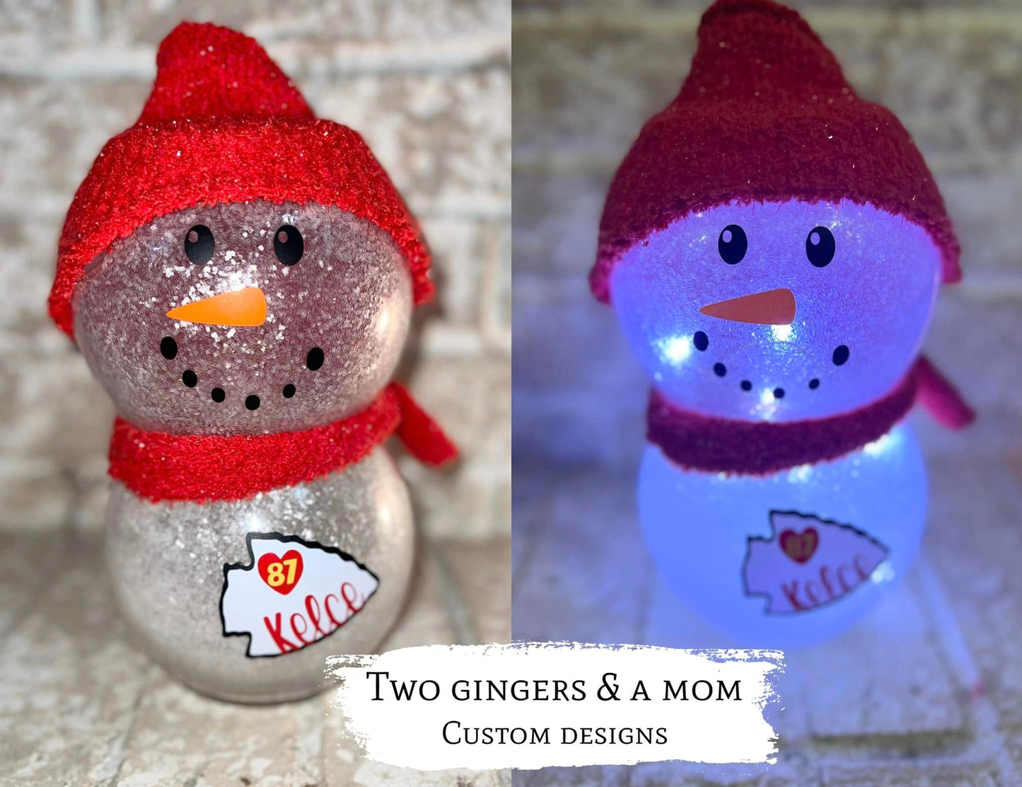 Custom  Snowman Light