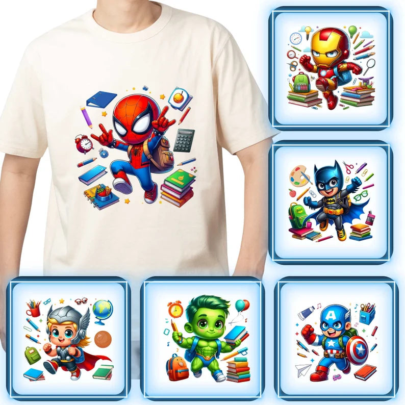 Back To School Superhero T-shirt