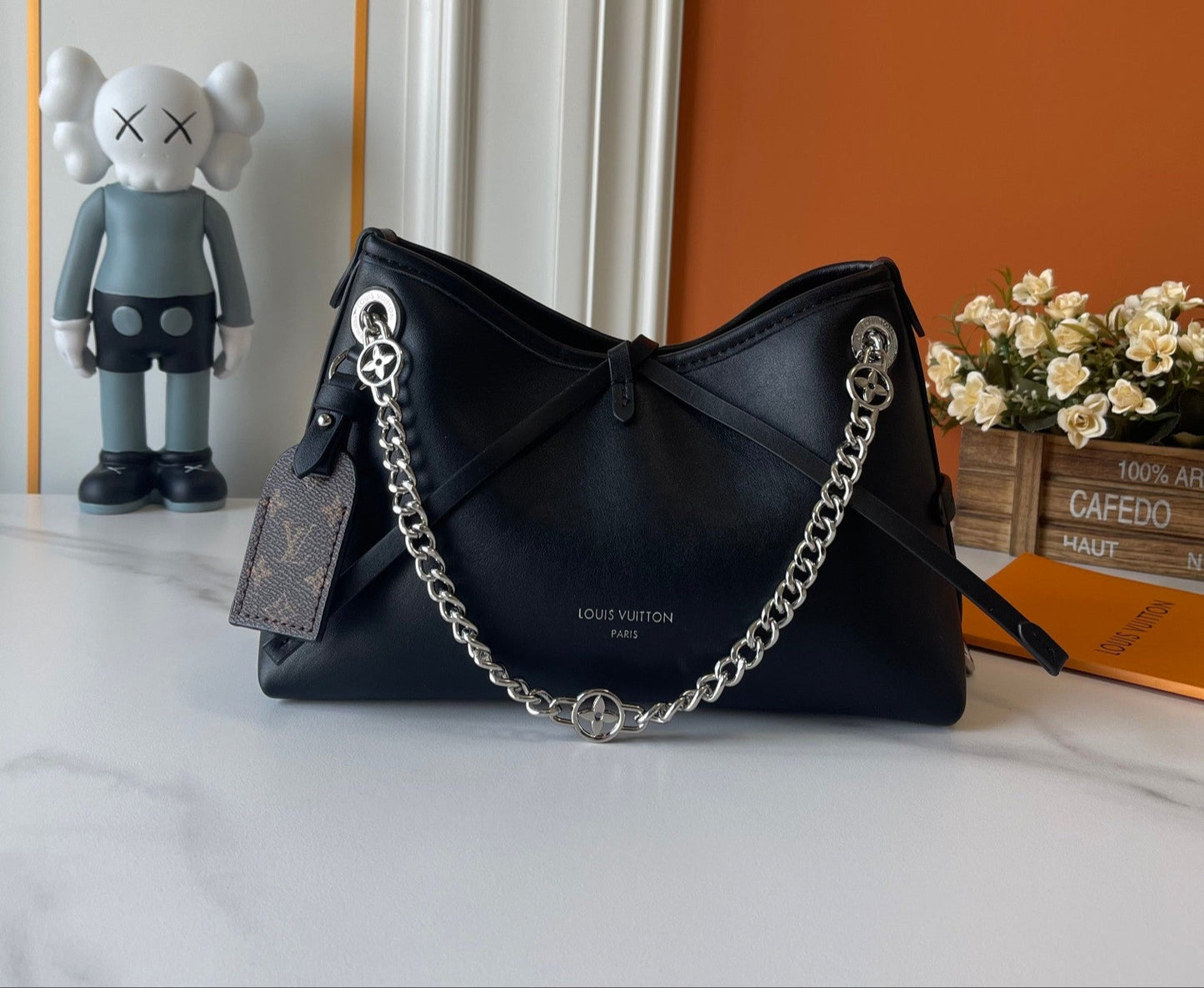 Lv Silver Chain Bag