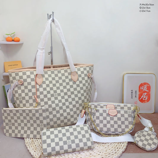 5 Piece Lv Neverfull Set
